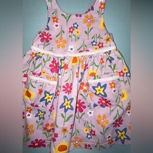 90s The Limited Kids Floral Dress - Pink and Multicolor